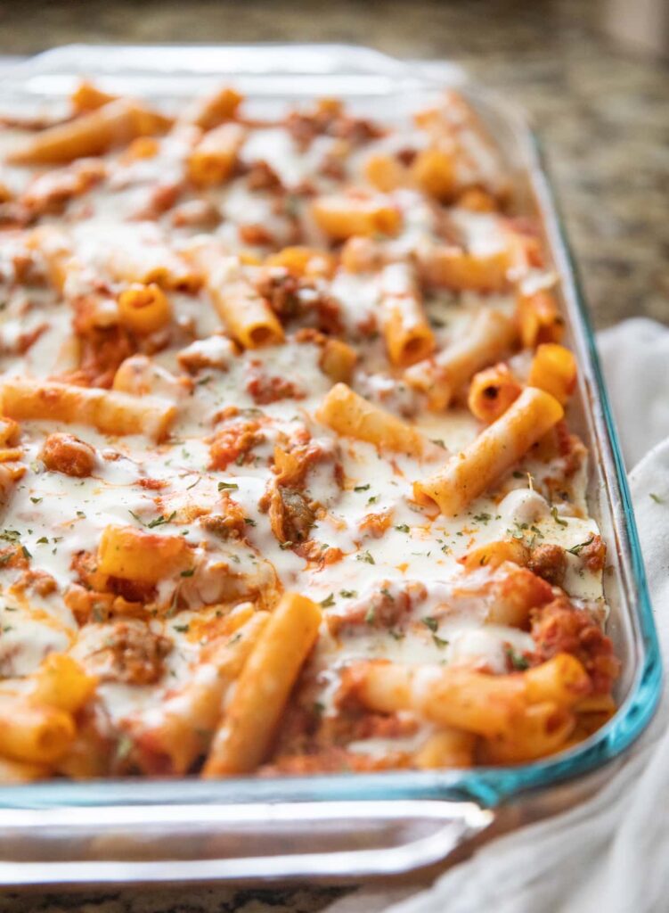 Italian pasta Classic Baked Ziti recipe