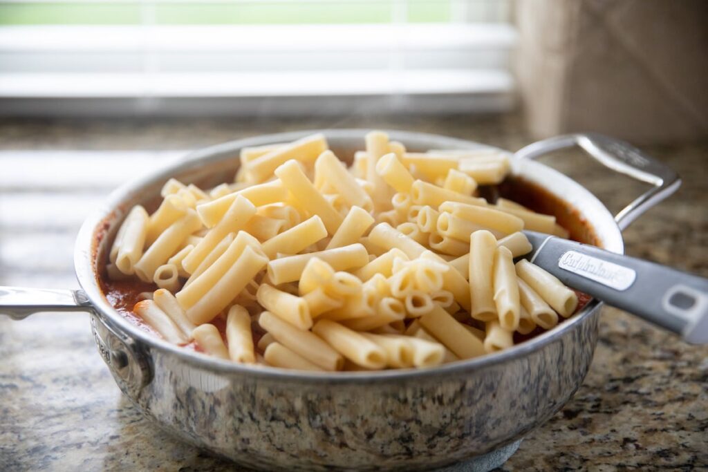 Italian Classic Baked Ziti ingredients