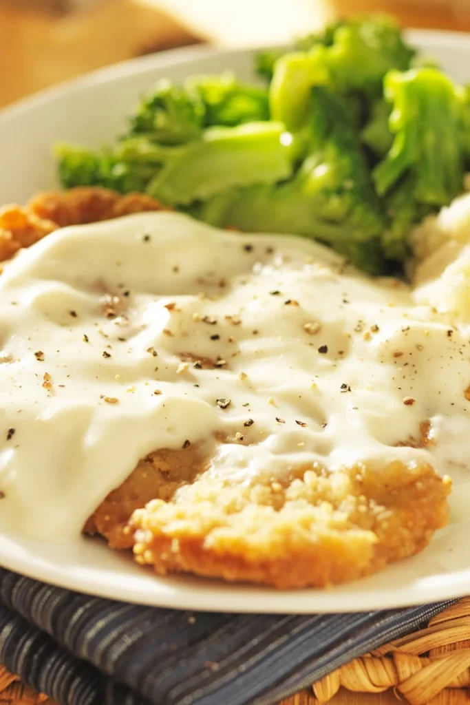 Fried steak gravy 