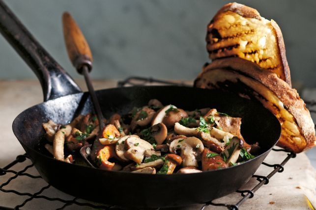 Wild Mushroom Bruschetta recipe for brunch