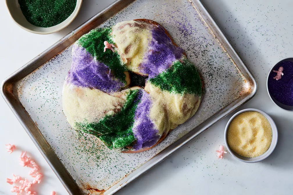 Mardi Grass King Cake Mardi Grass recipe