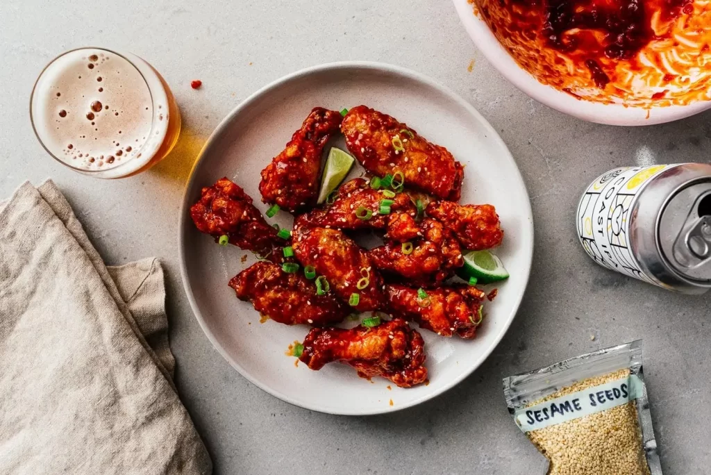 double fry Korean Fried Chicken