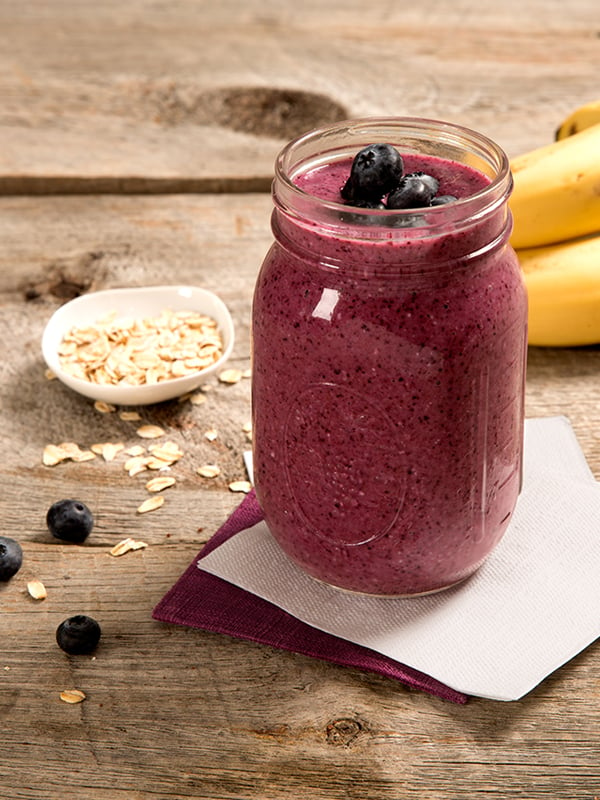 Blueberry Smoothie Oats