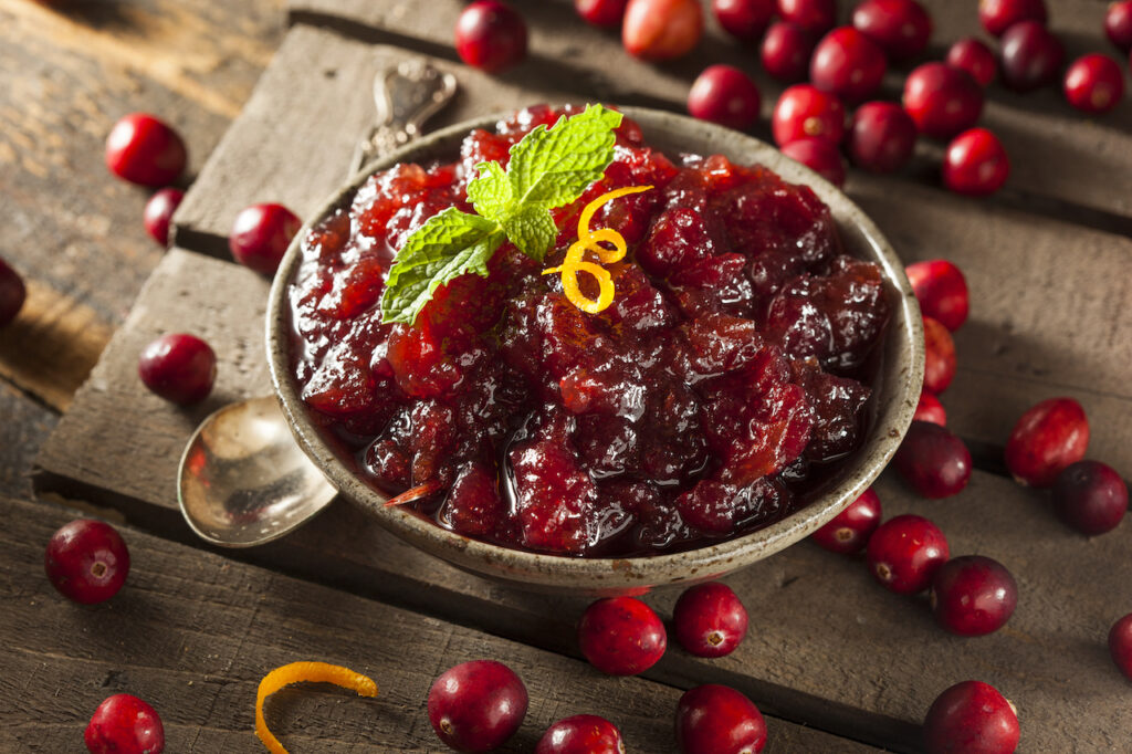 Cranberry sauce