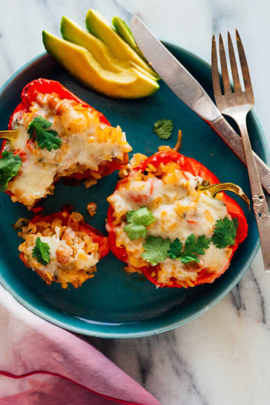 vegetable stuffed peppers