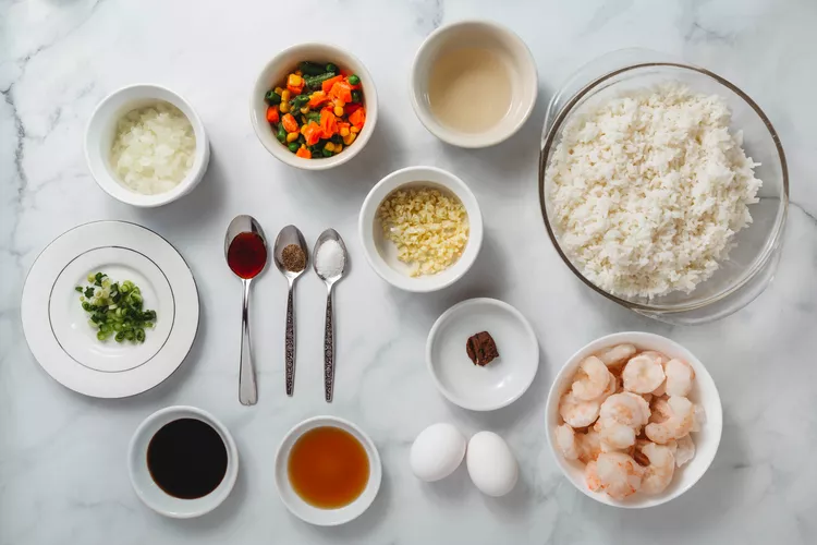 Shrimp rice recipe ingredients