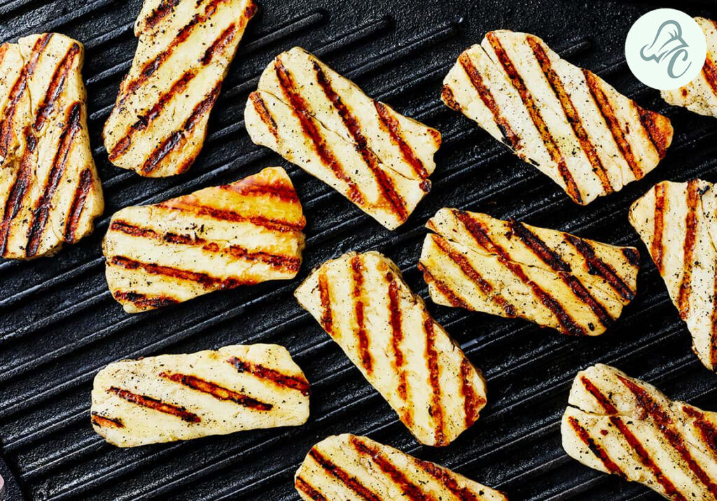 BBQ halloumi cheese recipe