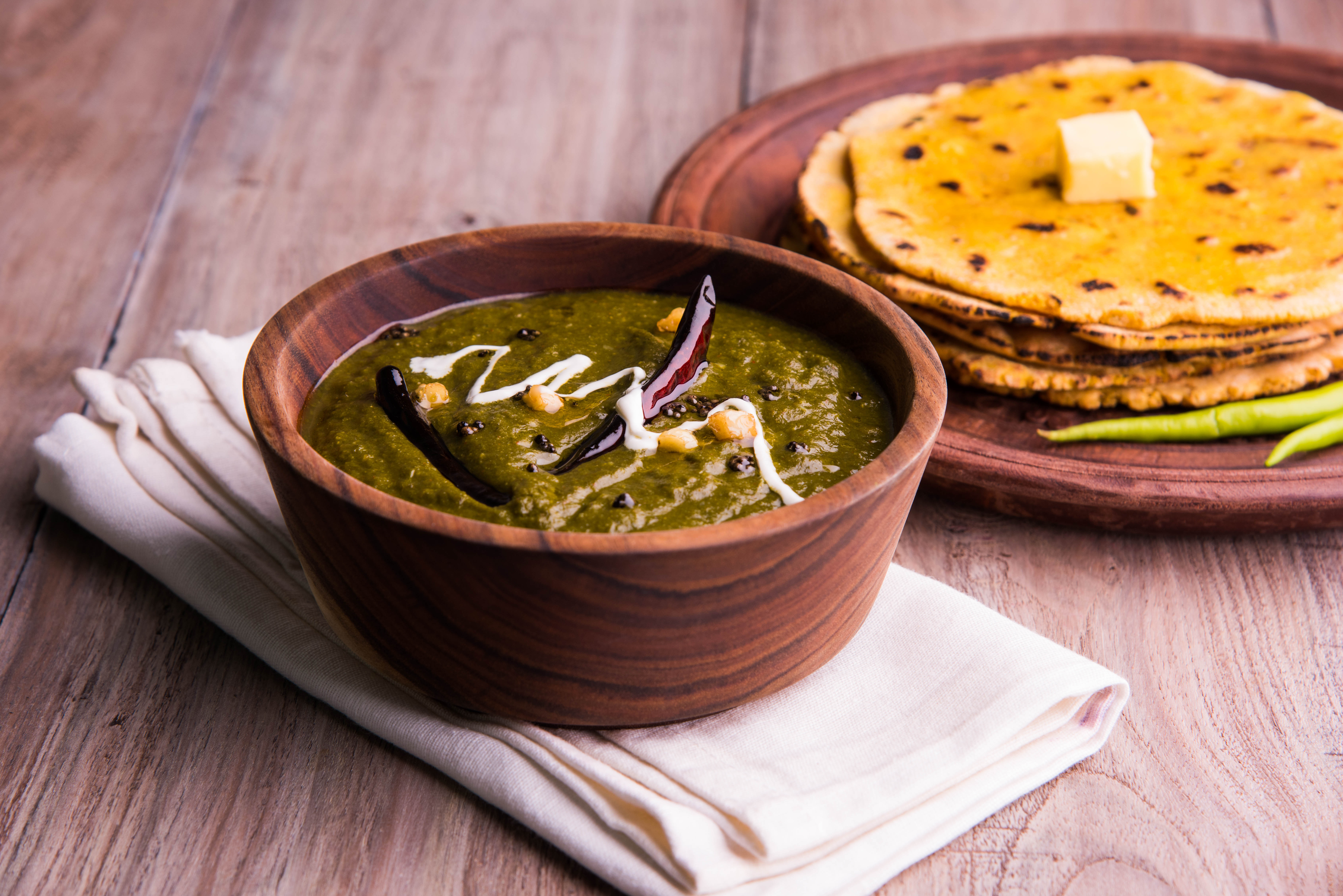 saag or makki di roti