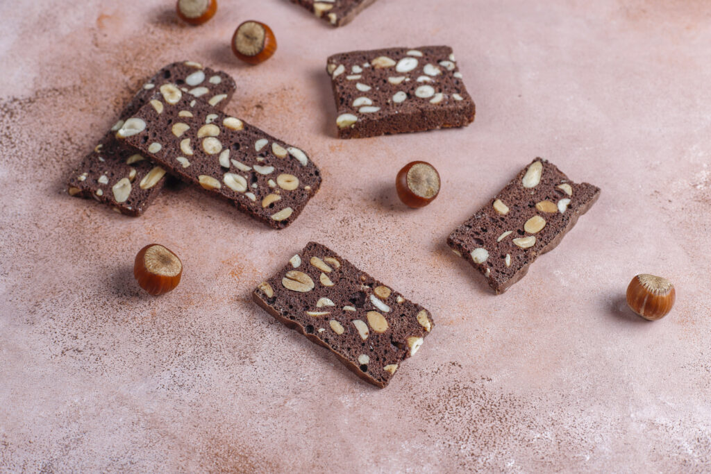 hazelnuts protein bar