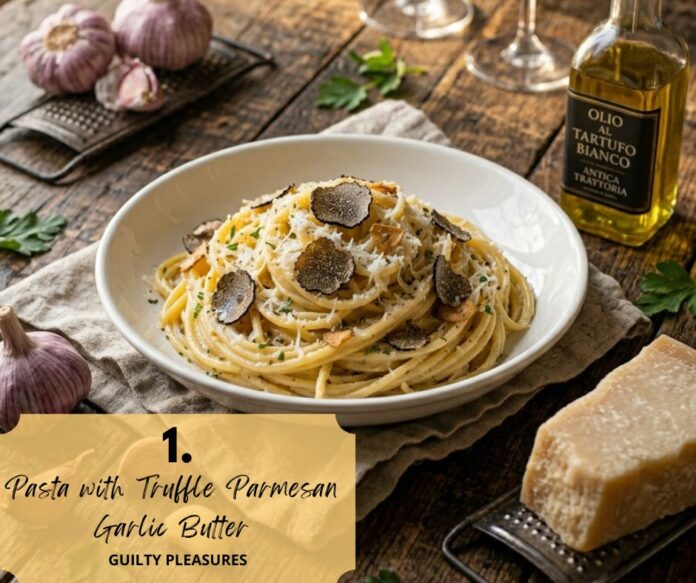 Italian Truffle Parmesan Garlic Butter Pasta (Easy Gourmet Pasta in 30 Minutes)-Guilty Pleasure Pasta Recipe Italian Truffle Parmesan Garlic Butter Pasta (Easy Gourmet Pasta in 30 Minutes) Guilty Pleasure Pasta Recipe you can't resist!