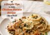 9 Simple Tips to Make Chicken Piccata Recipe Like a Pro Chicken Piccata recipe served with pasta and lemon slices
